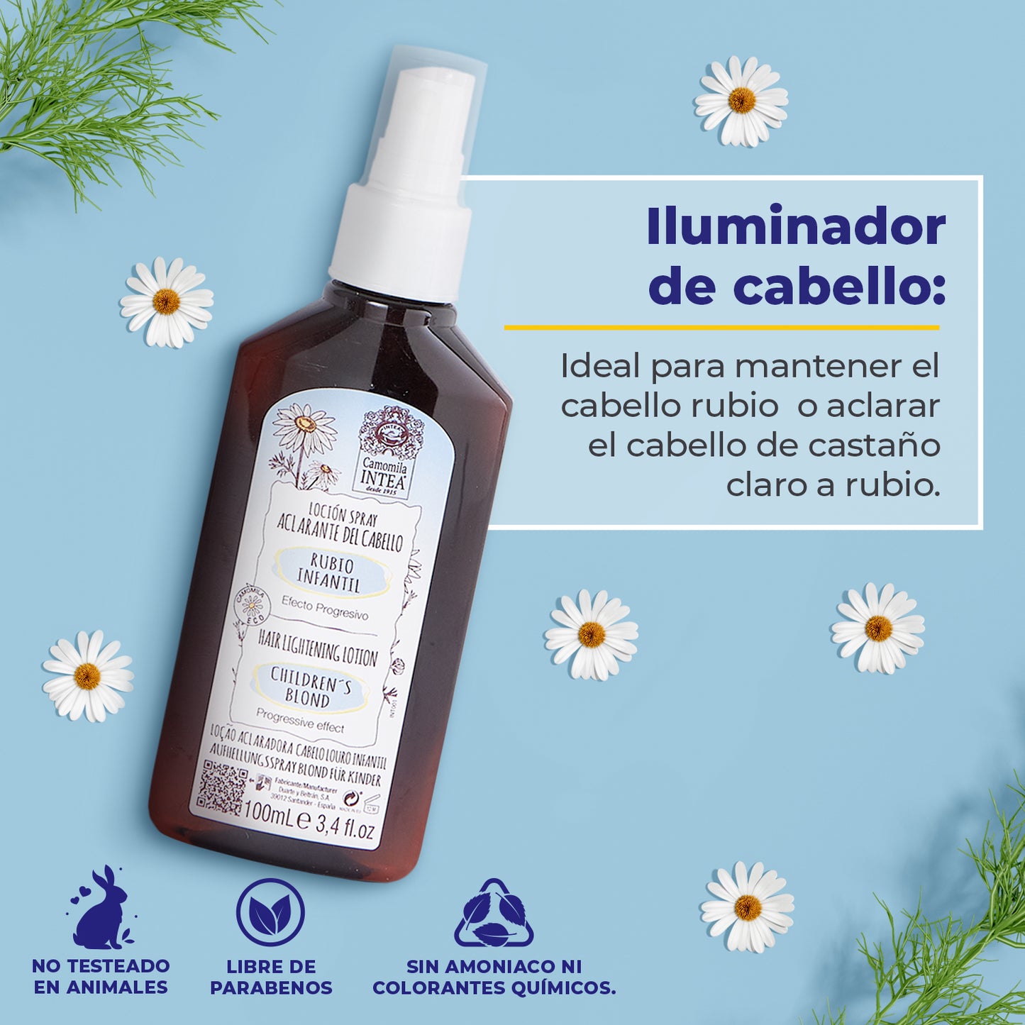 Aclarante de Cabello Rubio Infantil