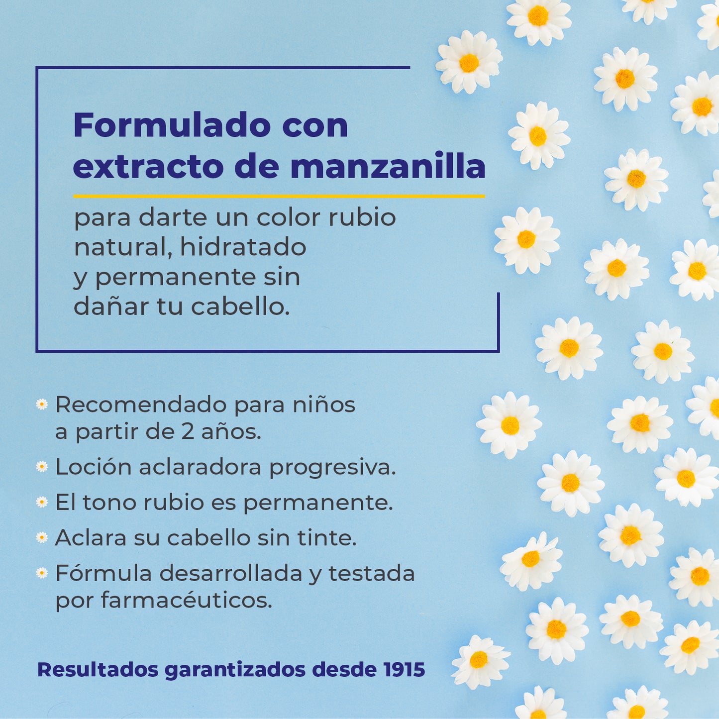 Aclarante de Cabello Rubio Infantil