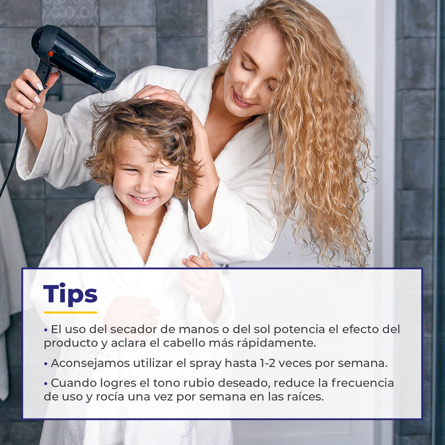 Aclarante de Cabello Rubio Infantil